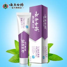 云南白藥新品益生菌牙膏 益優清新 激爽薄荷香型 清新口氣