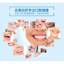 云南白藥牙膏 益生菌激爽薄荷145g三支 清新口氣 官方旗艦店