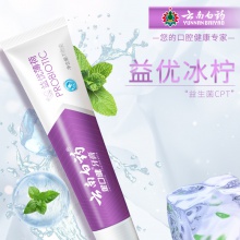 云南白藥牙膏冰檸激爽薄荷留蘭香型310g季度裝官方旗艦店